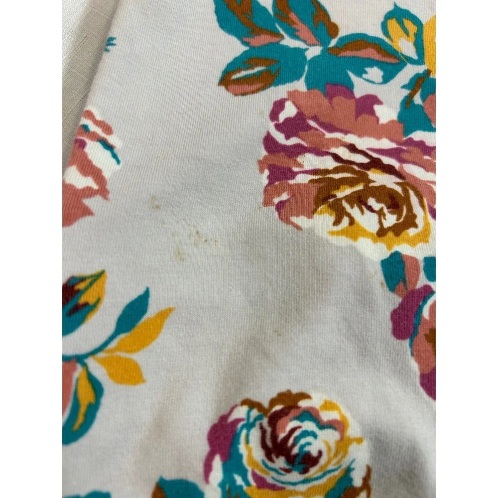 Matilda Jane Floral Romper 12-18m Pink Purple Mixed Print Ruffle Baby Girls
